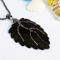 Leave Leaf Pendant Necklace Jewelry